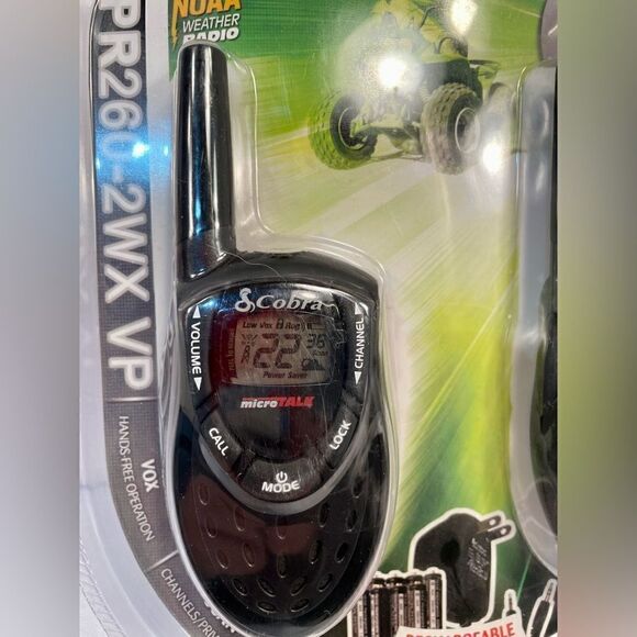 COBRA PR260-2WX VP GMRS/FRS TWO-WAY RADIOS - Picture 2 of 8